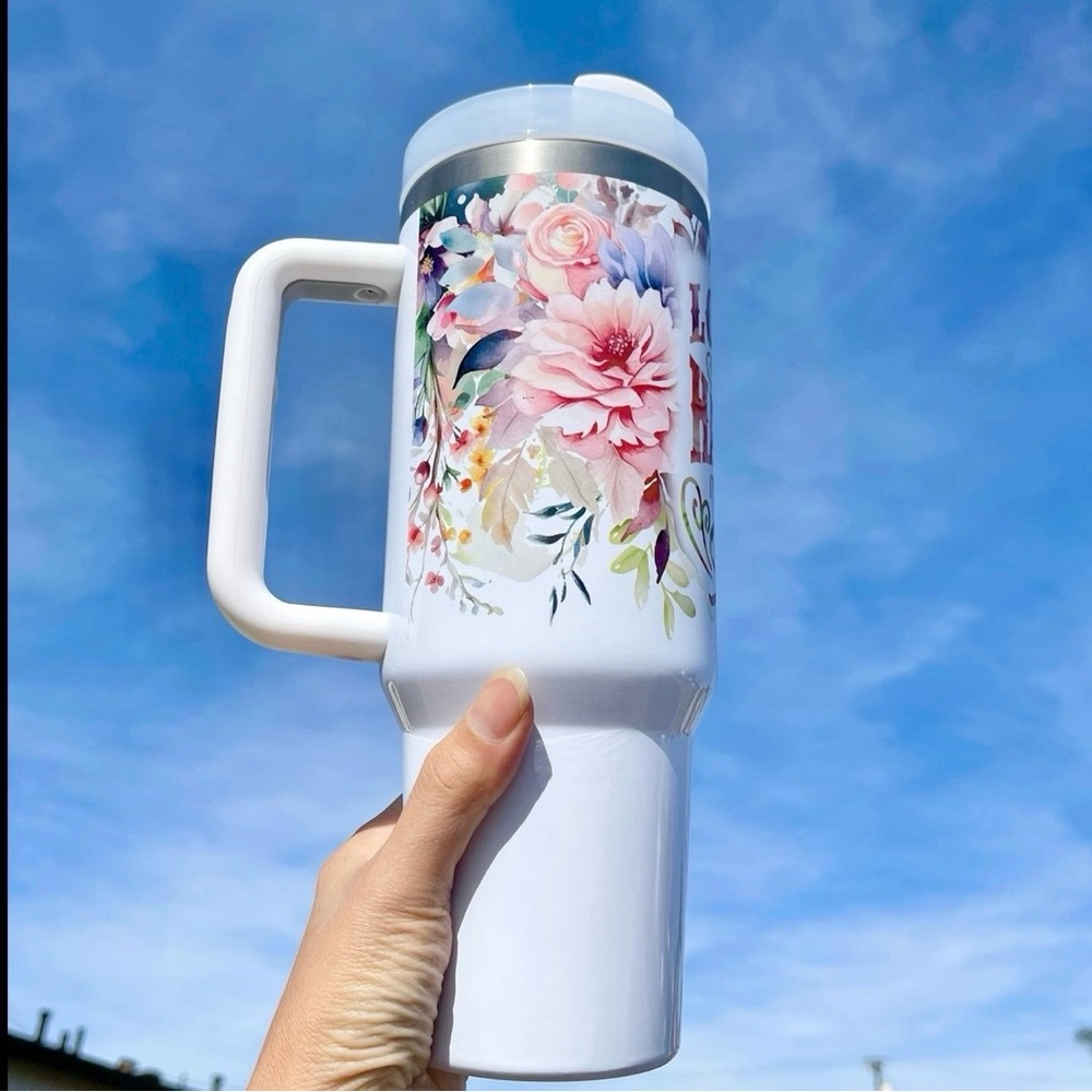 Love me or hate me I’m still gonna SHINE Personalized 40 oz Tumbler with hand - Picture 3 of 3